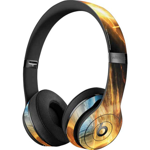 StockTrek Giant Asteroid Collides with Planet Earth Beats Solo 3 Wireless Skin