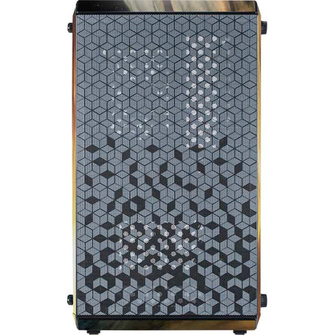 StockTrek Giant Asteroid Collides with Planet Earth Cooler Master MasterBox Q300L Mini Tower Skin