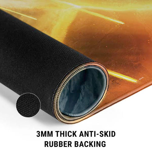 StockTrek Giant Asteroid Collides with Planet Earth Gaming Mouse Pad