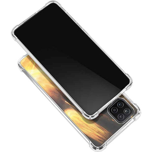 StockTrek Giant Asteroid Collides with Planet Earth Galaxy A12 Clear Case
