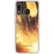 StockTrek Giant Asteroid Collides with Planet Earth Galaxy A20 Clear Case