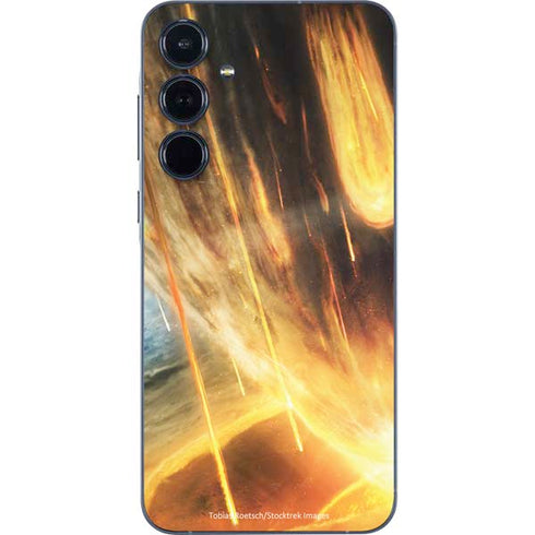 StockTrek Giant Asteroid Collides with Planet Earth Galaxy A35 5G Skin