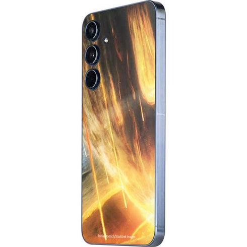 StockTrek Giant Asteroid Collides with Planet Earth Galaxy A35 5G Skin