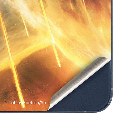 StockTrek Giant Asteroid Collides with Planet Earth Galaxy A35 5G Skin