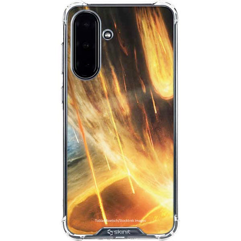 StockTrek Giant Asteroid Collides with Planet Earth Galaxy A36 5G Clear Case