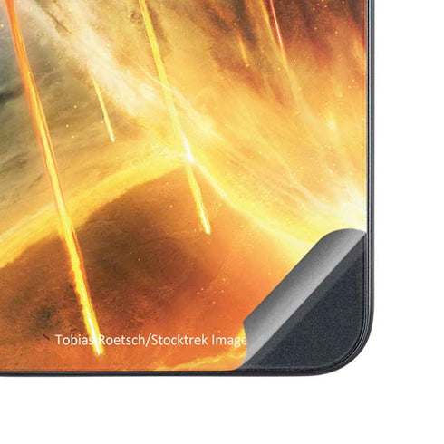 StockTrek Giant Asteroid Collides with Planet Earth Galaxy A54 5G Skin