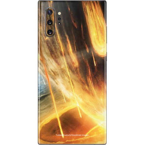 StockTrek Giant Asteroid Collides with Planet Earth Galaxy Note 10 Plus Skin