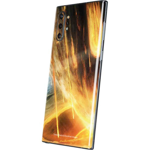 StockTrek Giant Asteroid Collides with Planet Earth Galaxy Note 10 Plus Skin