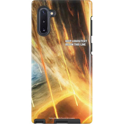 StockTrek Giant Asteroid Collides with Planet Earth Galaxy Cases