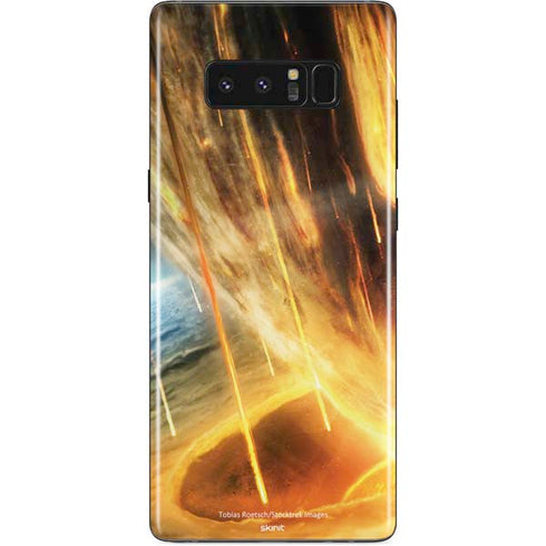 StockTrek Giant Asteroid Collides with Planet Earth Galaxy Note 8 Skin