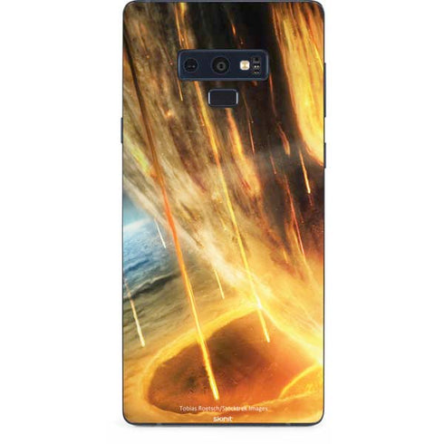 StockTrek Giant Asteroid Collides with Planet Earth Galaxy Note 9 Skin