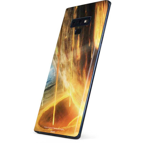 StockTrek Giant Asteroid Collides with Planet Earth Galaxy Note 9 Skin