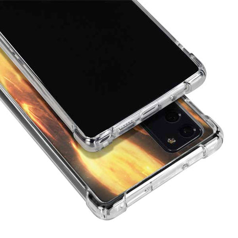 StockTrek Giant Asteroid Collides with Planet Earth Galaxy Note20 5G Clear Case