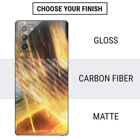 StockTrek Giant Asteroid Collides with Planet Earth Galaxy Note20 5G Skin