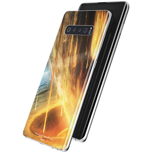 StockTrek Giant Asteroid Collides with Planet Earth Galaxy S10 Skin