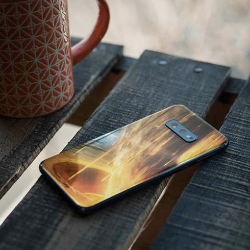 StockTrek Giant Asteroid Collides with Planet Earth Galaxy S10e Skin