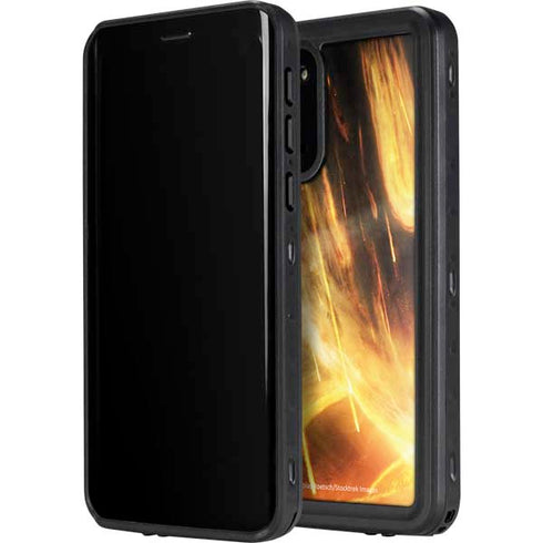 StockTrek Giant Asteroid Collides with Planet Earth Galaxy S20 Plus Waterproof Case