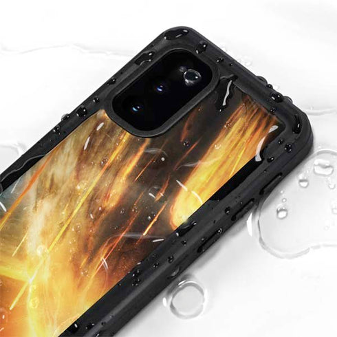 StockTrek Giant Asteroid Collides with Planet Earth Galaxy S20 Waterproof Case