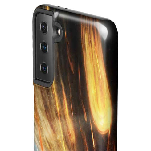 StockTrek Giant Asteroid Collides with Planet Earth Galaxy S21 FE Pro Case
