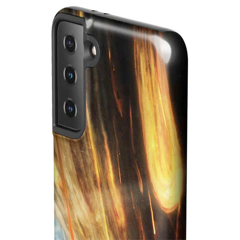 StockTrek Giant Asteroid Collides with Planet Earth Galaxy S21 Plus 5G Pro Case