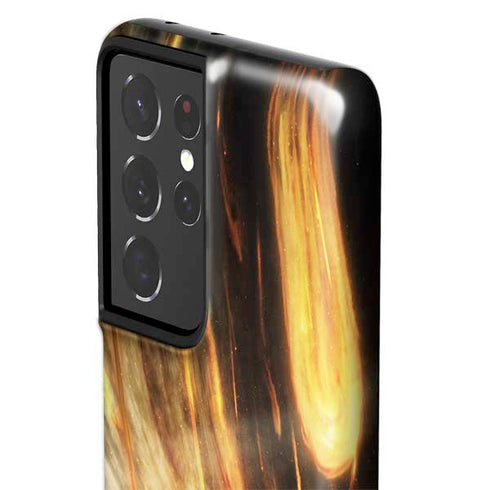 StockTrek Giant Asteroid Collides with Planet Earth Galaxy S21 Ultra 5G Pro Case