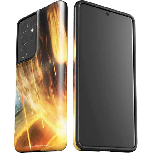 StockTrek Giant Asteroid Collides with Planet Earth Galaxy S21 Ultra 5G Pro Case