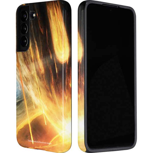 StockTrek Giant Asteroid Collides with Planet Earth Galaxy S22 Plus Pro Case