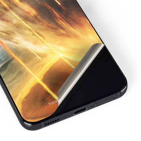 StockTrek Giant Asteroid Collides with Planet Earth Galaxy S22 Skin