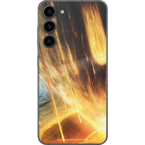 StockTrek Giant Asteroid Collides with Planet Earth Galaxy S23 FE Skin