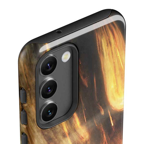 StockTrek Giant Asteroid Collides with Planet Earth Galaxy S23 Plus Pro Case