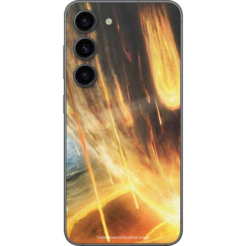StockTrek Giant Asteroid Collides with Planet Earth Galaxy S23 Skin