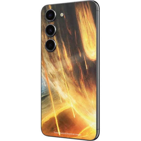 StockTrek Giant Asteroid Collides with Planet Earth Galaxy S23 Skin