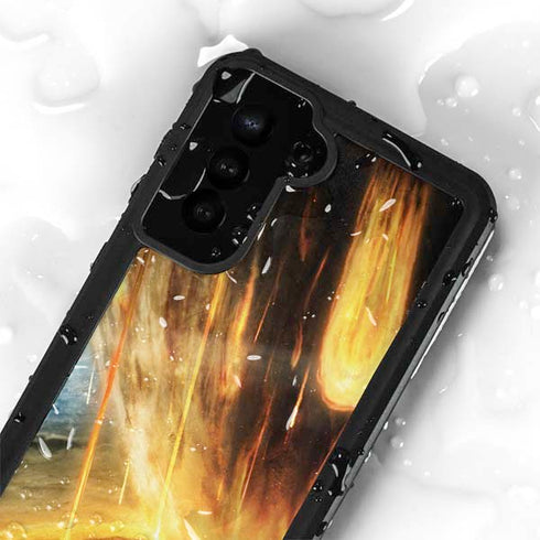 StockTrek Giant Asteroid Collides with Planet Earth Galaxy S23 Waterproof Case