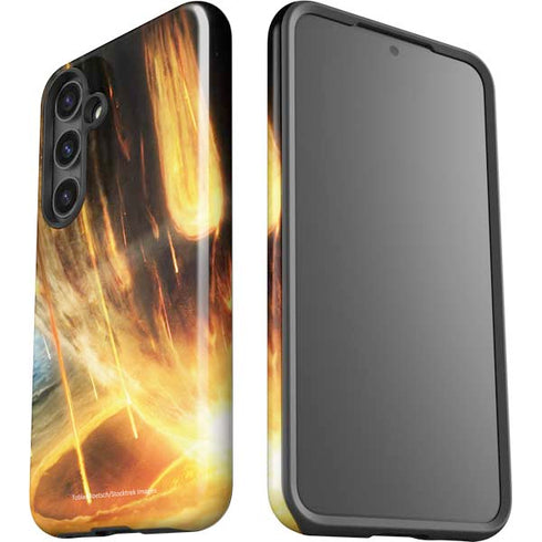 StockTrek Giant Asteroid Collides with Planet Earth Galaxy S24 Plus Impact Case