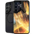 StockTrek Giant Asteroid Collides with Planet Earth Galaxy S25 Plus Kickstand Case