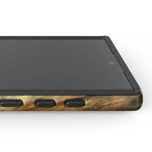 StockTrek Giant Asteroid Collides with Planet Earth Galaxy S25 Ultra Impact Case