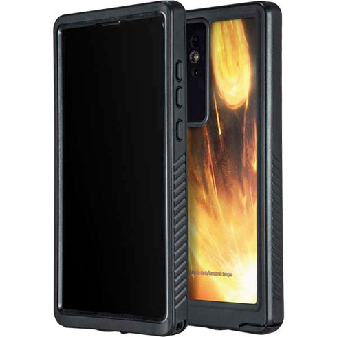 StockTrek Giant Asteroid Collides with Planet Earth Galaxy S24 Ultra Waterproof Case