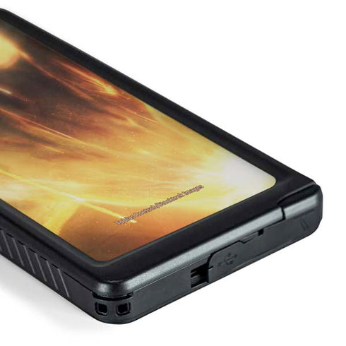 StockTrek Giant Asteroid Collides with Planet Earth Galaxy S24 Ultra Waterproof Case