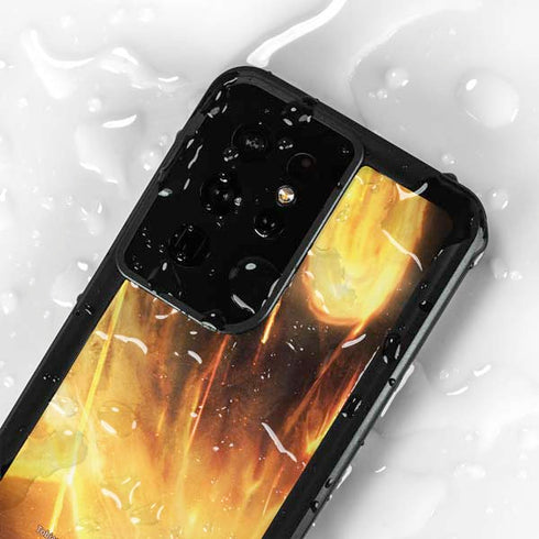 StockTrek Giant Asteroid Collides with Planet Earth Galaxy S24 Ultra Waterproof Case