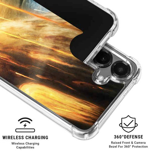 StockTrek Giant Asteroid Collides with Planet Earth Galaxy S26 Clear Case