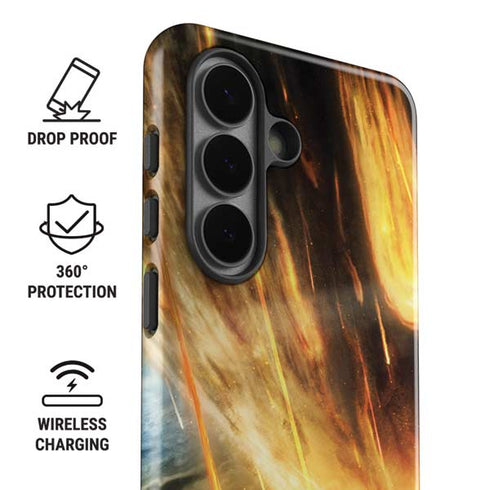 StockTrek Giant Asteroid Collides with Planet Earth Galaxy S26 Impact Case