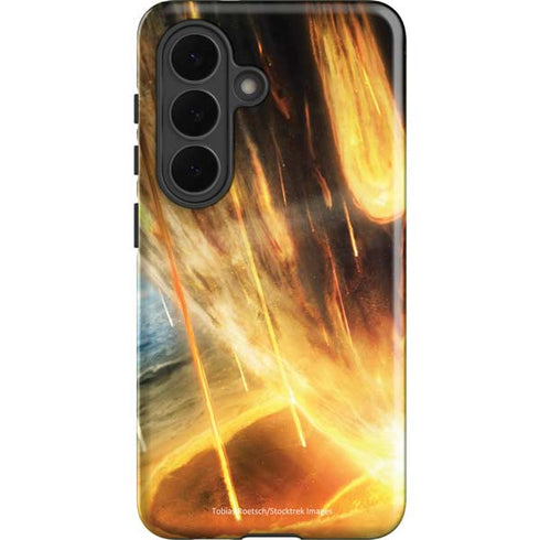 StockTrek Giant Asteroid Collides with Planet Earth Galaxy S26 Plus Impact Case