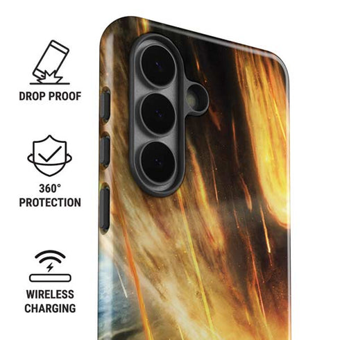 StockTrek Giant Asteroid Collides with Planet Earth Galaxy S26 Plus Impact Case