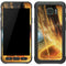 StockTrek Giant Asteroid Collides with Planet Earth Galaxy S7 Active Skin