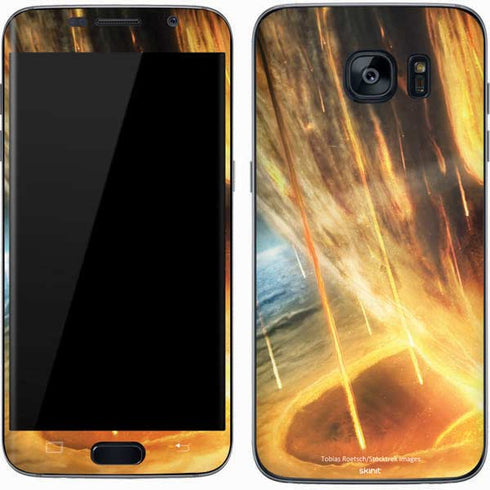 StockTrek Giant Asteroid Collides with Planet Earth Galaxy S7 Skin