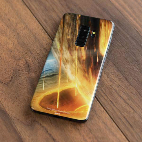 StockTrek Giant Asteroid Collides with Planet Earth Galaxy S9 Plus Skin