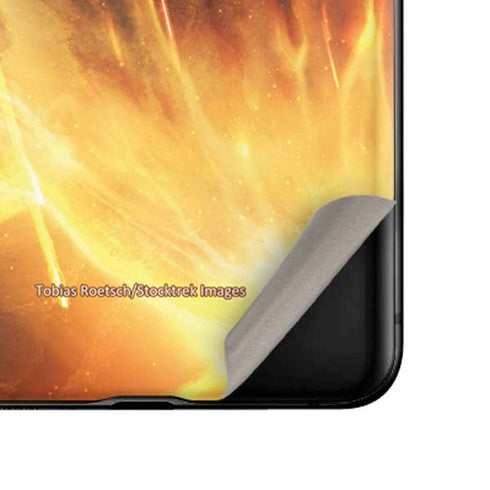 StockTrek Giant Asteroid Collides with Planet Earth Galaxy Z Flip Skin