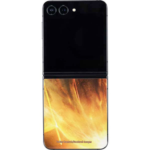 StockTrek Giant Asteroid Collides with Planet Earth Galaxy Z Flip5 5G Skin