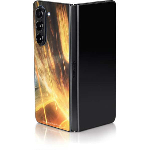 StockTrek Giant Asteroid Collides with Planet Earth Galaxy Z Fold5 5G Skin