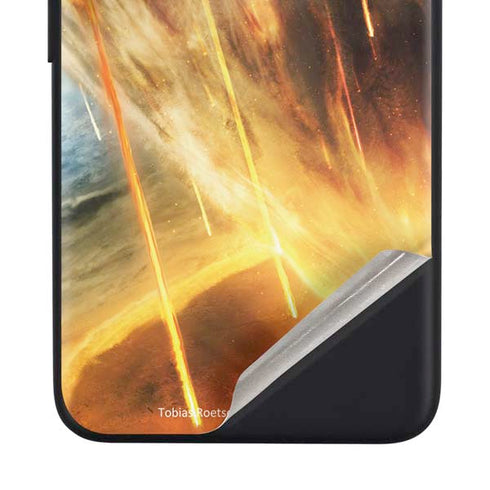StockTrek Giant Asteroid Collides with Planet Earth Google Pixel 4a Skin